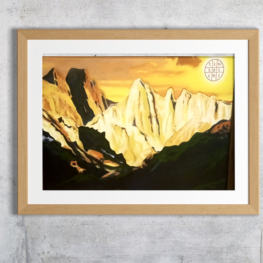 Heavy Mountain Vastu Paintings 24 Inces